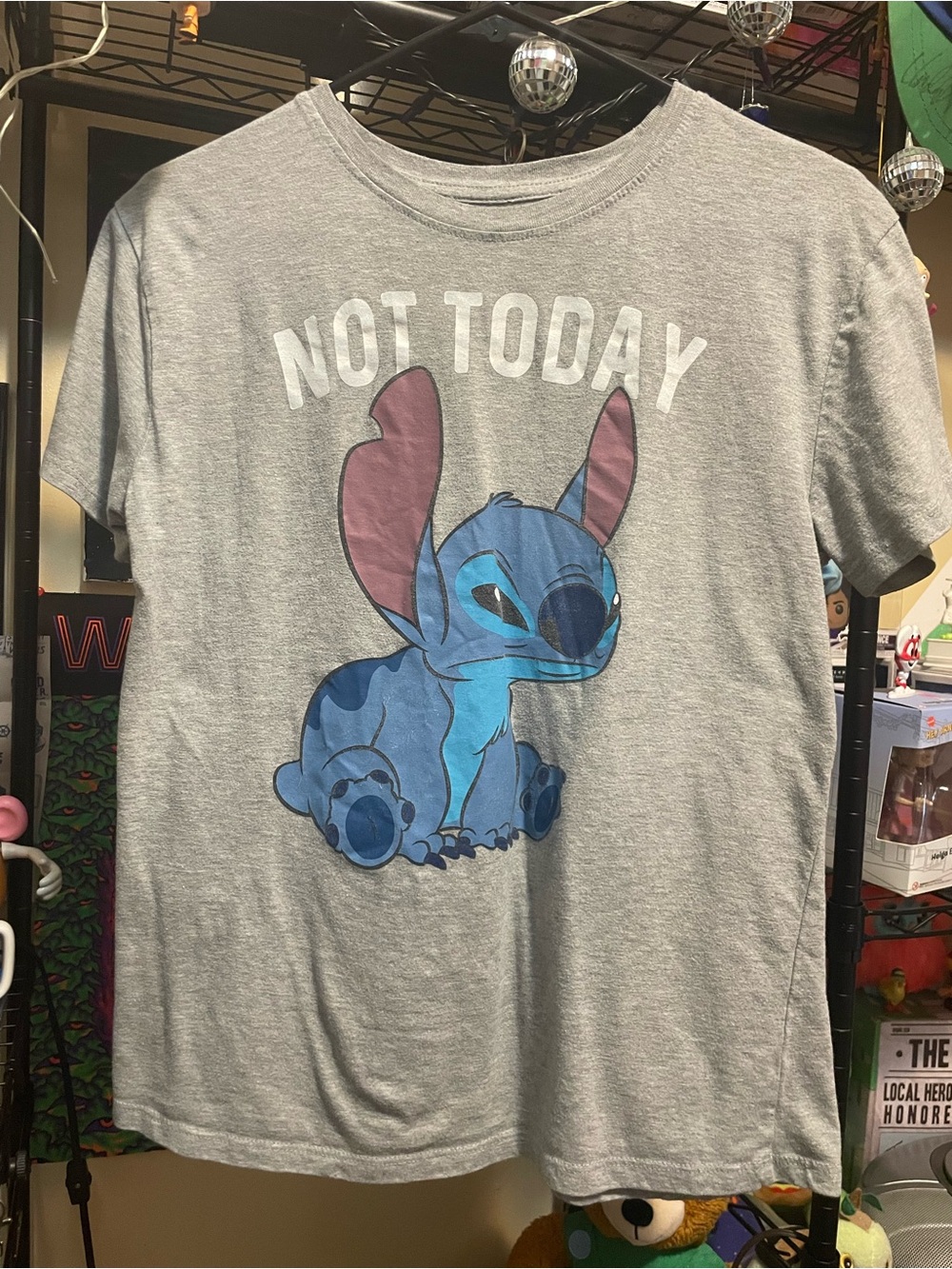 Disney Stitch “Not Today” Tshirt Size S/CH